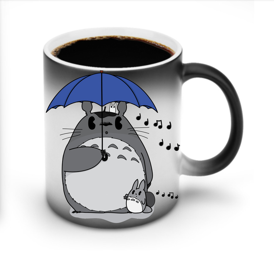 （画像用） となりのトトロ 草壁メイ 草壁サツキ My Neighbor Totoro Satsuki Kusakabe Mei Kusakabe 温度変色マグカップ