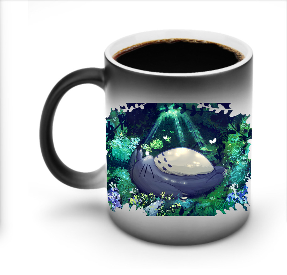 （画像用） となりのトトロ 草壁メイ 草壁サツキ My Neighbor Totoro Satsuki Kusakabe Mei Kusakabe 温度変色マグカップ