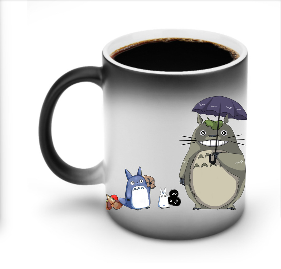 （画像用） となりのトトロ 草壁メイ 草壁サツキ My Neighbor Totoro Satsuki Kusakabe Mei Kusakabe 温度変色マグカップ