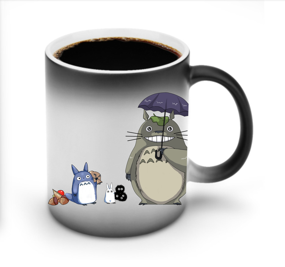 （画像用） となりのトトロ 草壁メイ 草壁サツキ My Neighbor Totoro Satsuki Kusakabe Mei Kusakabe 温度変色マグカップ