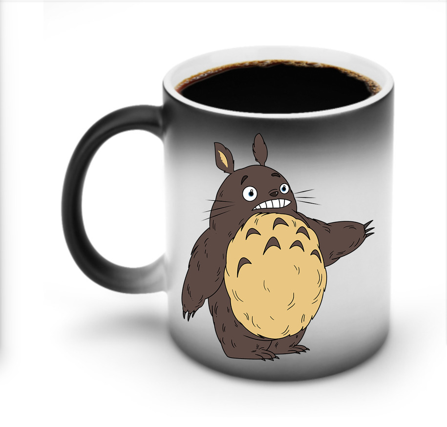 （画像用） となりのトトロ 草壁メイ 草壁サツキ My Neighbor Totoro Satsuki Kusakabe Mei Kusakabe 温度変色マグカップ