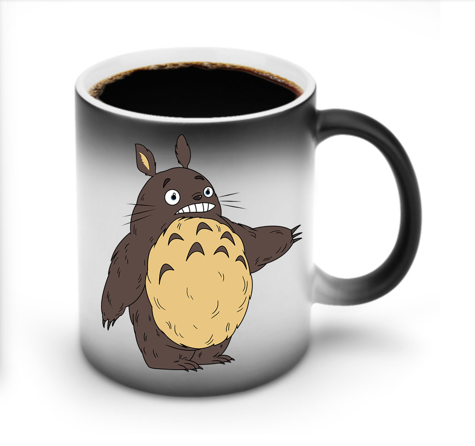 （画像用） となりのトトロ 草壁メイ 草壁サツキ My Neighbor Totoro Satsuki Kusakabe Mei Kusakabe 温度変色マグカップ