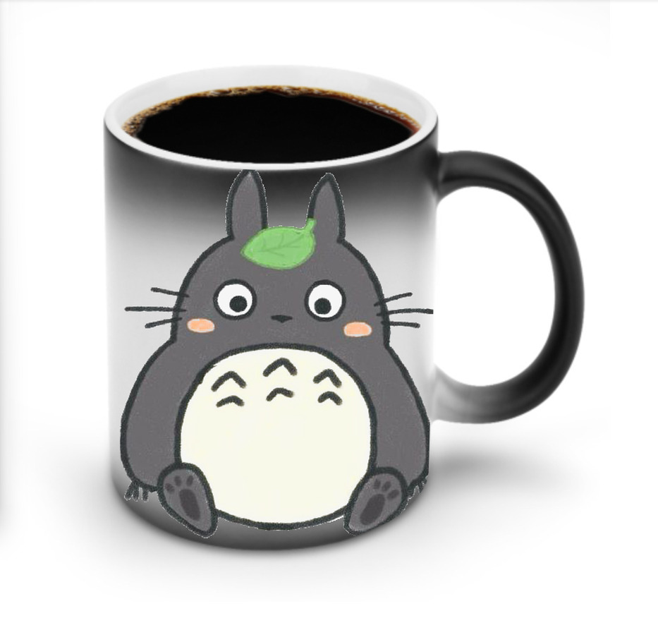 （画像用） となりのトトロ 草壁メイ 草壁サツキ My Neighbor Totoro Satsuki Kusakabe Mei Kusakabe 温度変色マグカップ