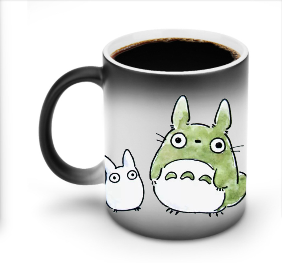 （画像用） となりのトトロ 草壁メイ 草壁サツキ My Neighbor Totoro Satsuki Kusakabe Mei Kusakabe 温度変色マグカップ