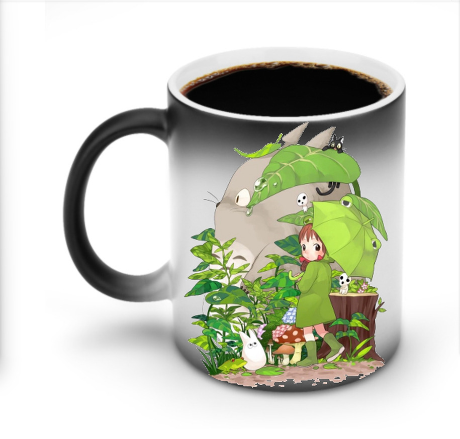（画像用） となりのトトロ 草壁メイ 草壁サツキ My Neighbor Totoro Satsuki Kusakabe Mei Kusakabe 温度変色マグカップ