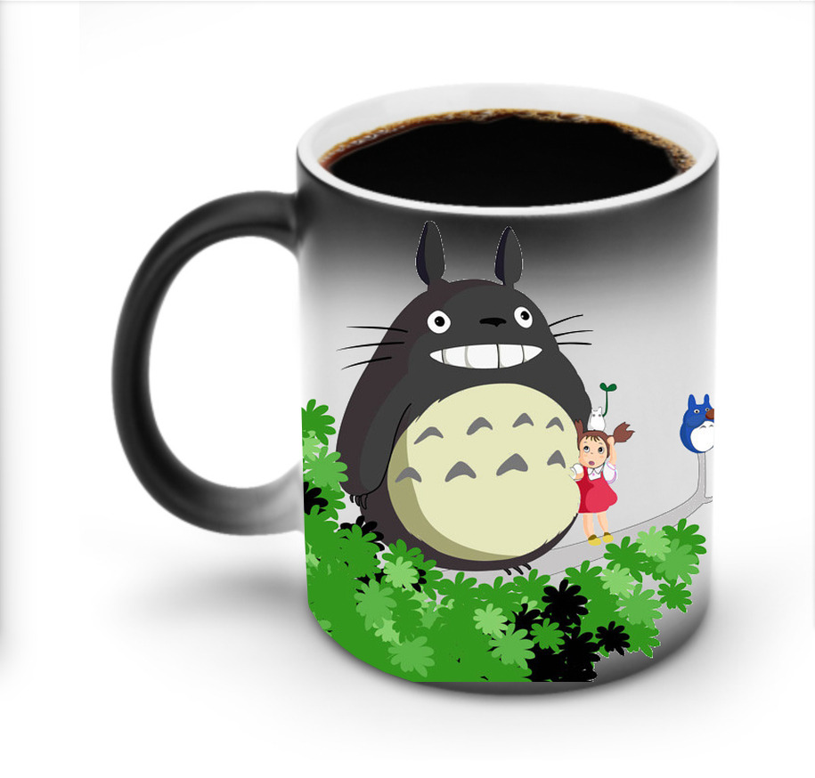 （画像用） となりのトトロ 草壁メイ 草壁サツキ My Neighbor Totoro Satsuki Kusakabe Mei Kusakabe 温度変色マグカップ