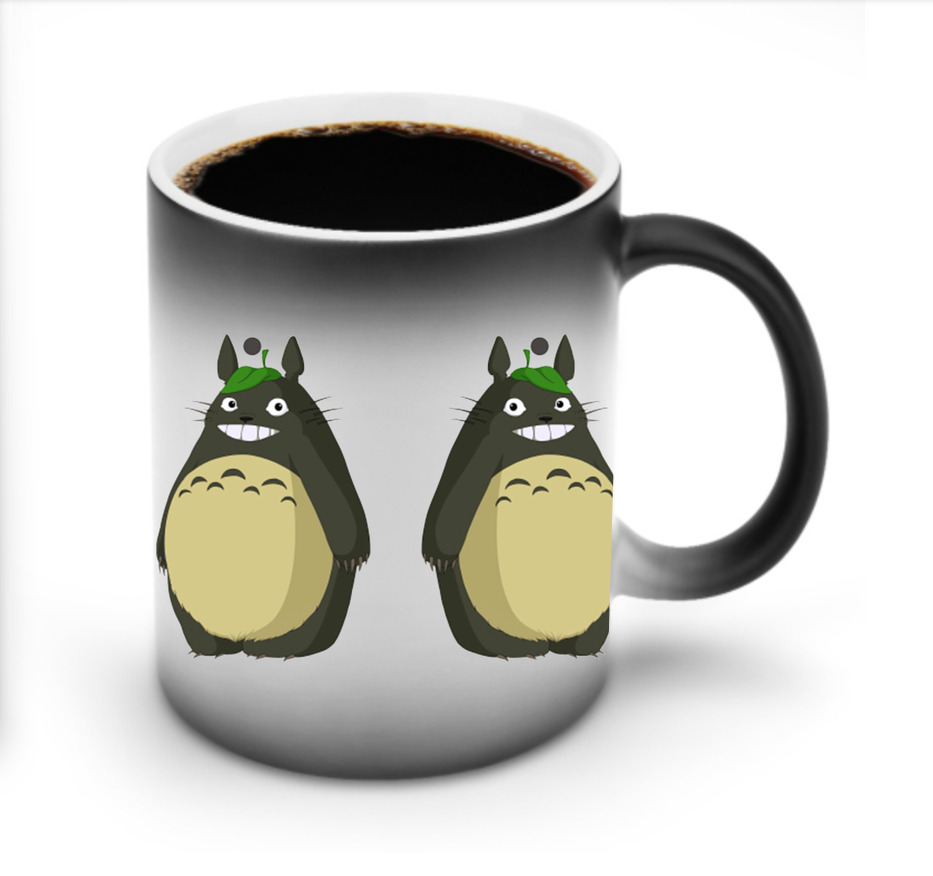 （画像用） となりのトトロ 草壁メイ 草壁サツキ My Neighbor Totoro Satsuki Kusakabe Mei Kusakabe 温度変色マグカップ