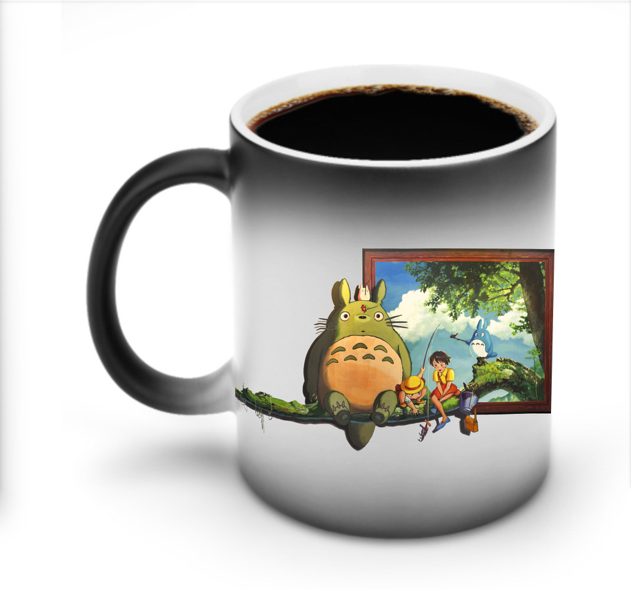 （画像用） となりのトトロ 草壁メイ 草壁サツキ My Neighbor Totoro Satsuki Kusakabe Mei Kusakabe 温度変色マグカップ