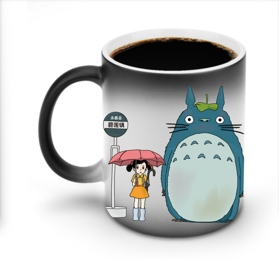 （画像用） となりのトトロ 草壁メイ 草壁サツキ My Neighbor Totoro Satsuki Kusakabe Mei Kusakabe 温度変色マグカップ