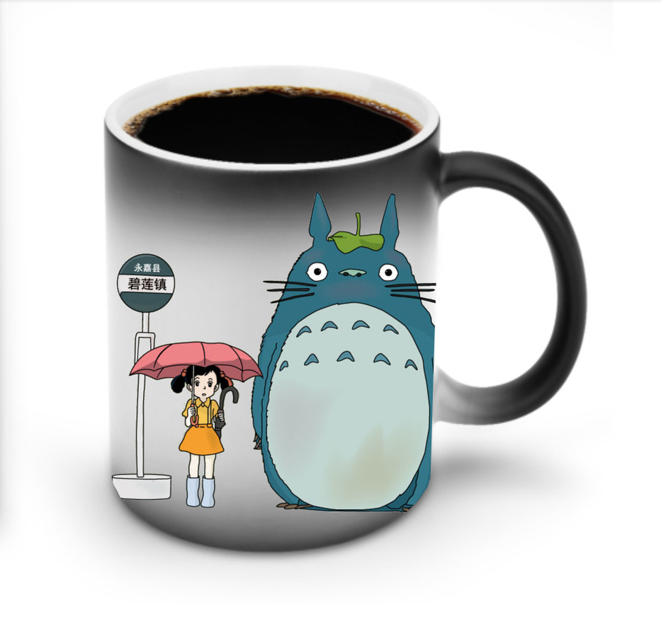（画像用） となりのトトロ 草壁メイ 草壁サツキ My Neighbor Totoro Satsuki Kusakabe Mei Kusakabe 温度変色マグカップ
