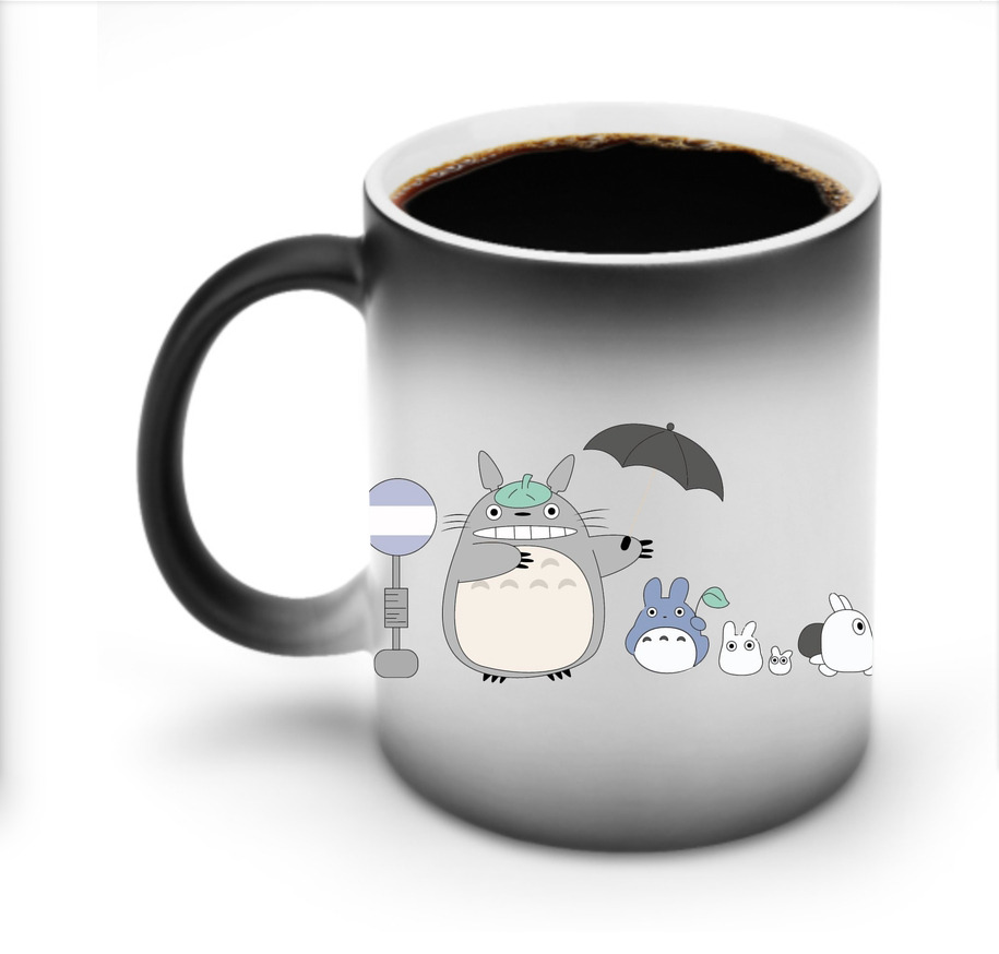 （画像用） となりのトトロ 草壁メイ 草壁サツキ My Neighbor Totoro Satsuki Kusakabe Mei Kusakabe 温度変色マグカップ