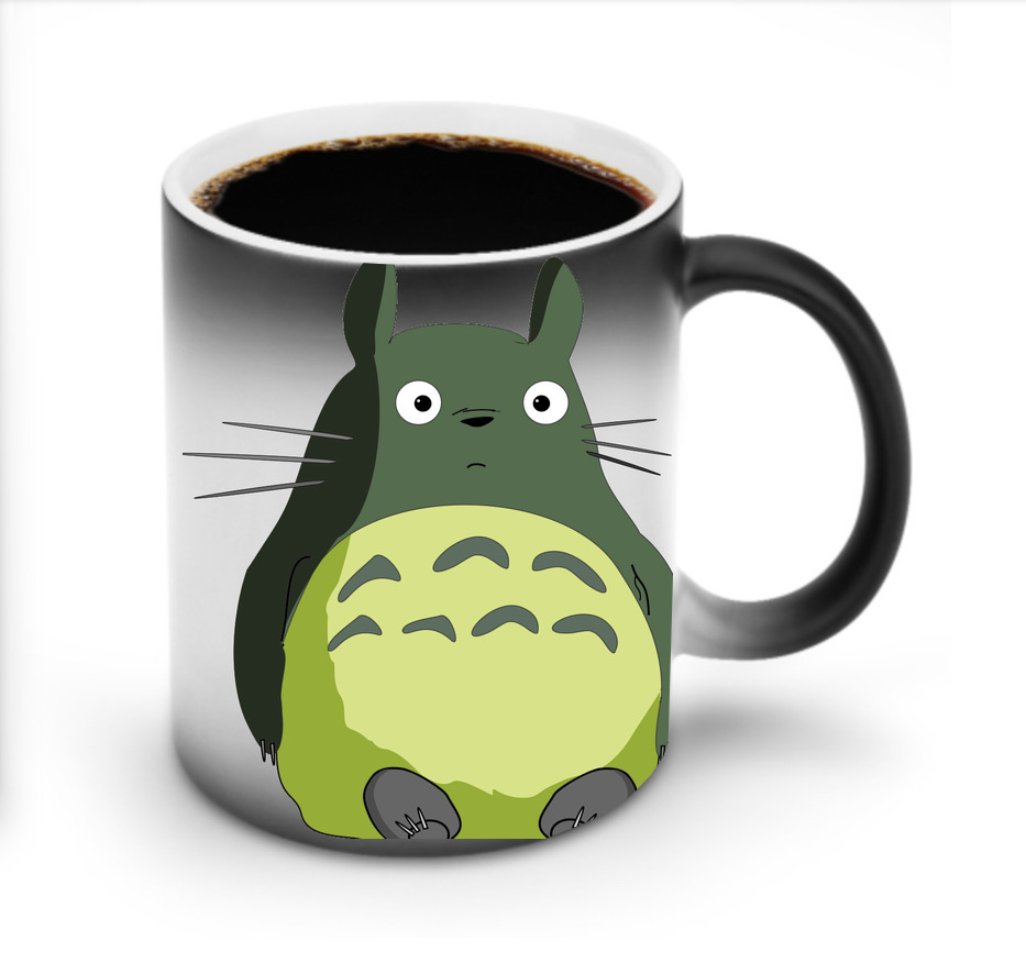 （画像用） となりのトトロ 草壁メイ 草壁サツキ My Neighbor Totoro Satsuki Kusakabe Mei Kusakabe 温度変色マグカップ