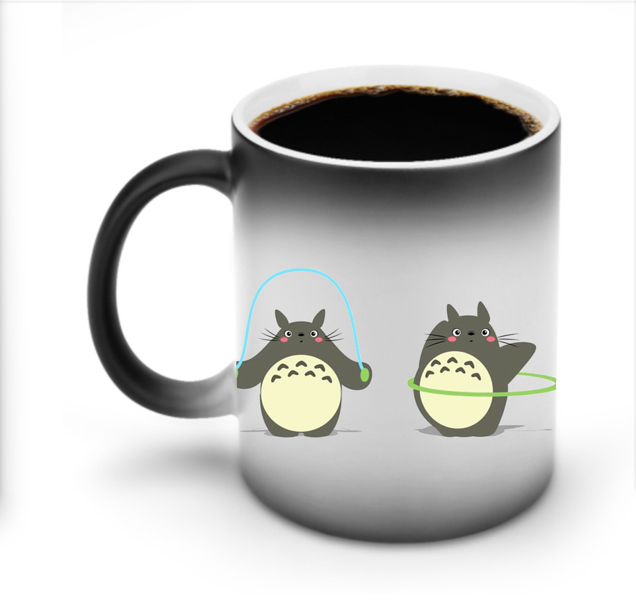 （画像用） となりのトトロ 草壁メイ 草壁サツキ My Neighbor Totoro Satsuki Kusakabe Mei Kusakabe 温度変色マグカップ