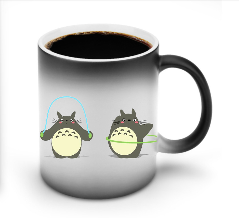 （画像用） となりのトトロ 草壁メイ 草壁サツキ My Neighbor Totoro Satsuki Kusakabe Mei Kusakabe 温度変色マグカップ
