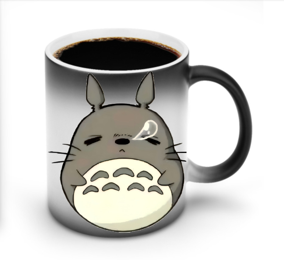 （画像用） となりのトトロ 草壁メイ 草壁サツキ My Neighbor Totoro Satsuki Kusakabe Mei Kusakabe 温度変色マグカップ