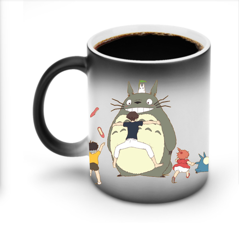 （画像用） となりのトトロ 草壁メイ 草壁サツキ My Neighbor Totoro Satsuki Kusakabe Mei Kusakabe 温度変色マグカップ