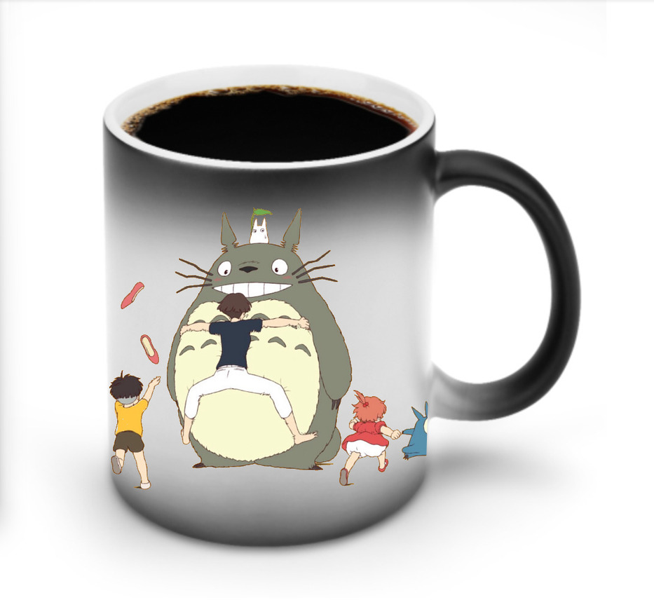 （画像用） となりのトトロ 草壁メイ 草壁サツキ My Neighbor Totoro Satsuki Kusakabe Mei Kusakabe 温度変色マグカップ