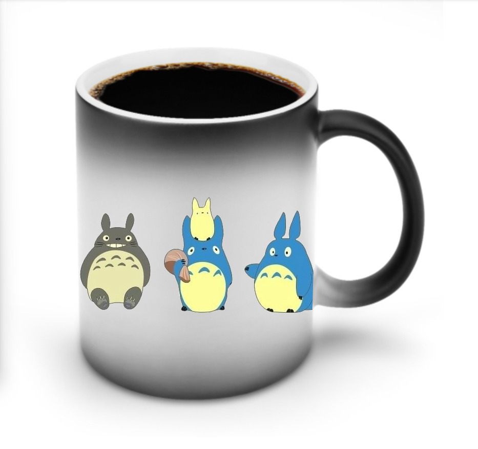 （画像用） となりのトトロ 草壁メイ 草壁サツキ My Neighbor Totoro Satsuki Kusakabe Mei Kusakabe 温度変色マグカップ
