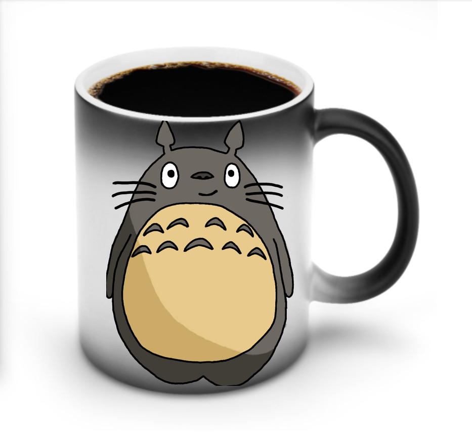（画像用） となりのトトロ 草壁メイ 草壁サツキ My Neighbor Totoro Satsuki Kusakabe Mei Kusakabe 温度変色マグカップ