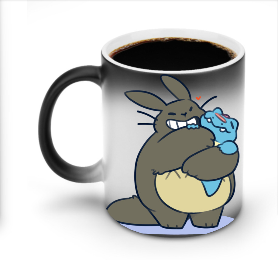 （画像用） となりのトトロ 草壁メイ 草壁サツキ My Neighbor Totoro Satsuki Kusakabe Mei Kusakabe 温度変色マグカップ