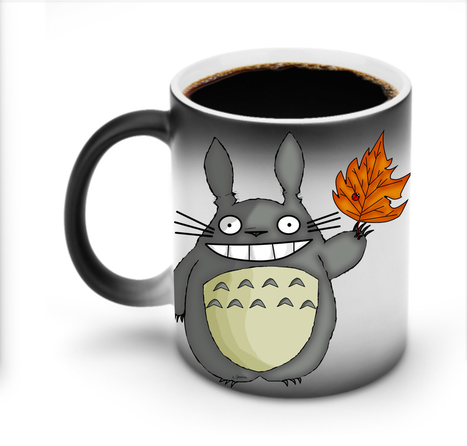 （画像用） となりのトトロ 草壁メイ 草壁サツキ My Neighbor Totoro Satsuki Kusakabe Mei Kusakabe 温度変色マグカップ