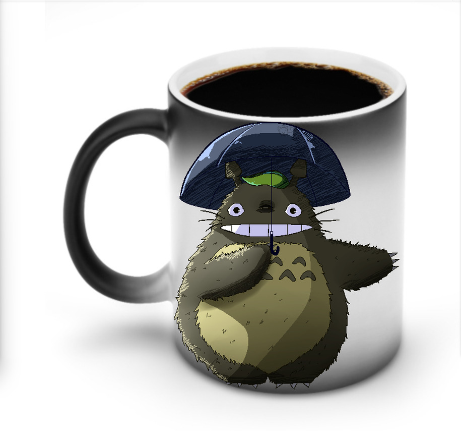 （画像用） となりのトトロ 草壁メイ 草壁サツキ My Neighbor Totoro Satsuki Kusakabe Mei Kusakabe 温度変色マグカップ