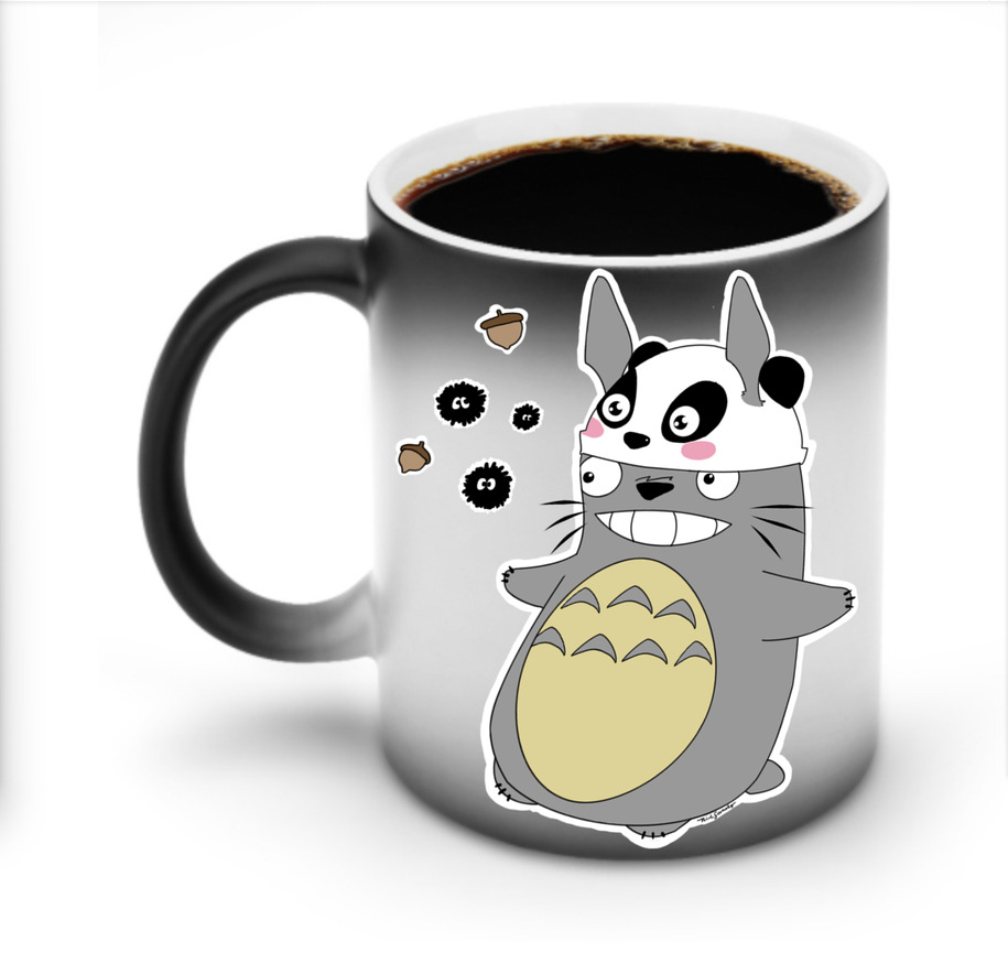 （画像用） となりのトトロ 草壁メイ 草壁サツキ My Neighbor Totoro Satsuki Kusakabe Mei Kusakabe 温度変色マグカップ