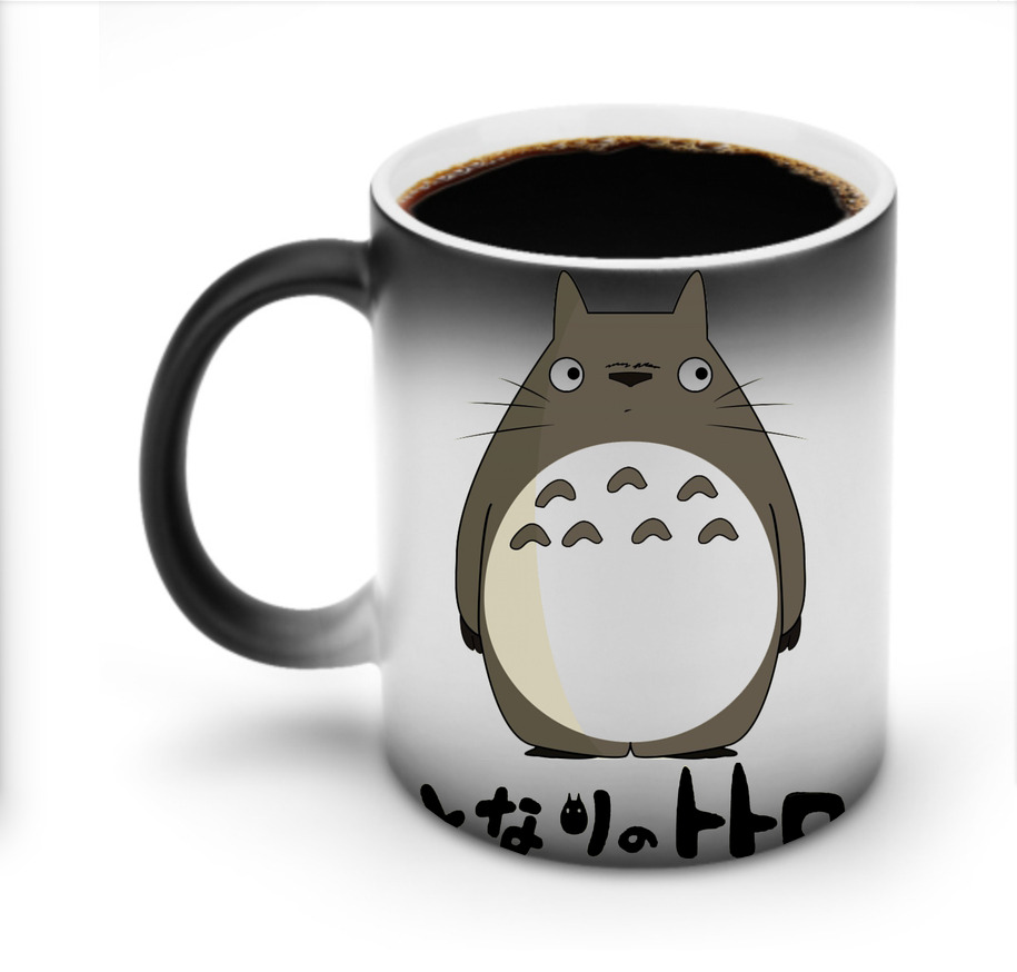 （画像用） となりのトトロ 草壁メイ 草壁サツキ My Neighbor Totoro Satsuki Kusakabe Mei Kusakabe 温度変色マグカップ