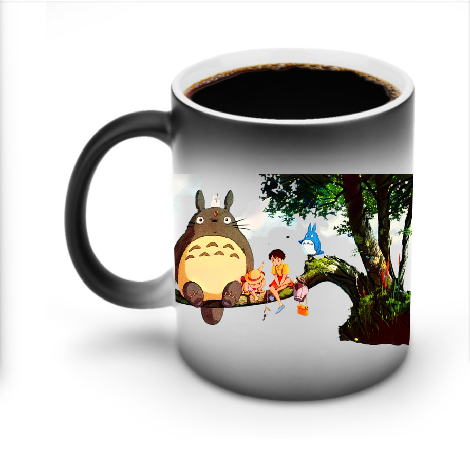 （画像用） となりのトトロ 草壁メイ 草壁サツキ My Neighbor Totoro Satsuki Kusakabe Mei Kusakabe 温度変色マグカップ