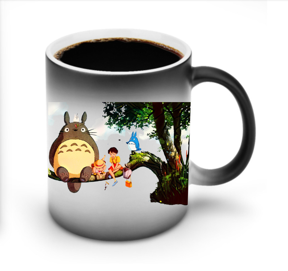 （画像用） となりのトトロ 草壁メイ 草壁サツキ My Neighbor Totoro Satsuki Kusakabe Mei Kusakabe 温度変色マグカップ