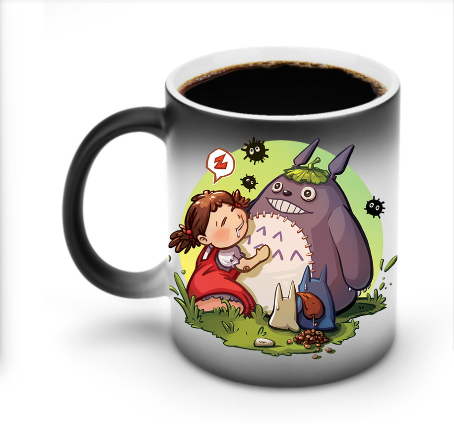（画像用） となりのトトロ 草壁メイ 草壁サツキ My Neighbor Totoro Satsuki Kusakabe Mei Kusakabe 温度変色マグカップ