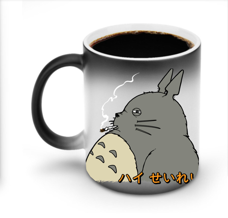 （画像用） となりのトトロ 草壁メイ 草壁サツキ My Neighbor Totoro Satsuki Kusakabe Mei Kusakabe 温度変色マグカップ