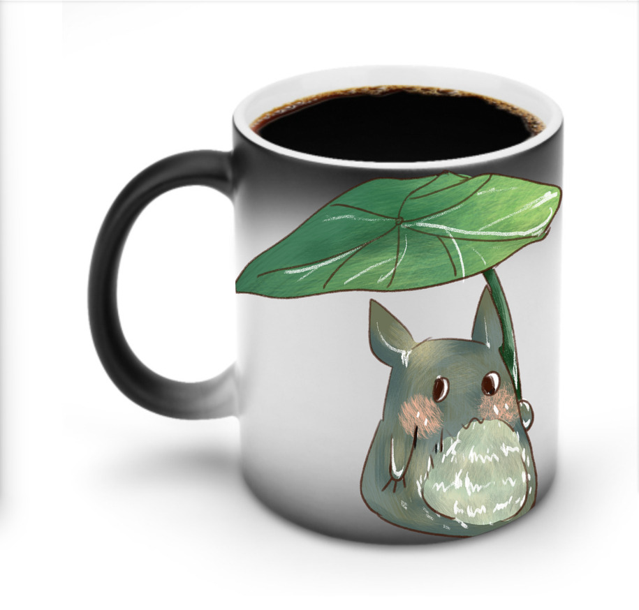 （画像用） となりのトトロ 草壁メイ 草壁サツキ My Neighbor Totoro Satsuki Kusakabe Mei Kusakabe 温度変色マグカップ