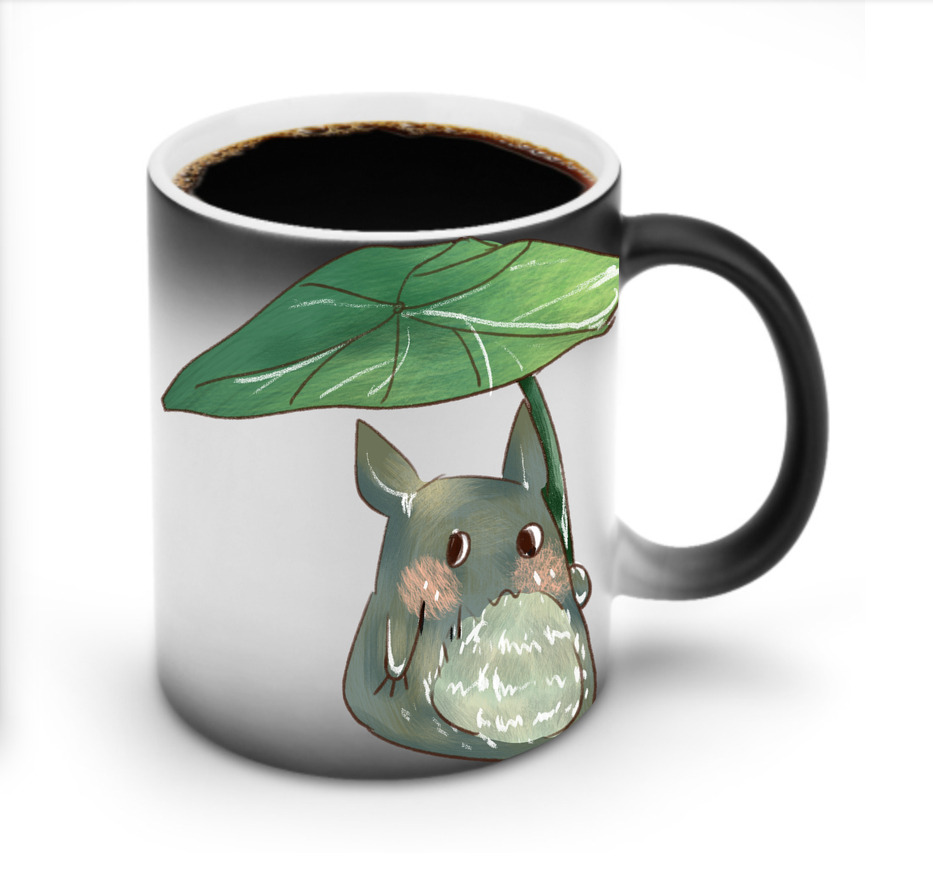 （画像用） となりのトトロ 草壁メイ 草壁サツキ My Neighbor Totoro Satsuki Kusakabe Mei Kusakabe 温度変色マグカップ