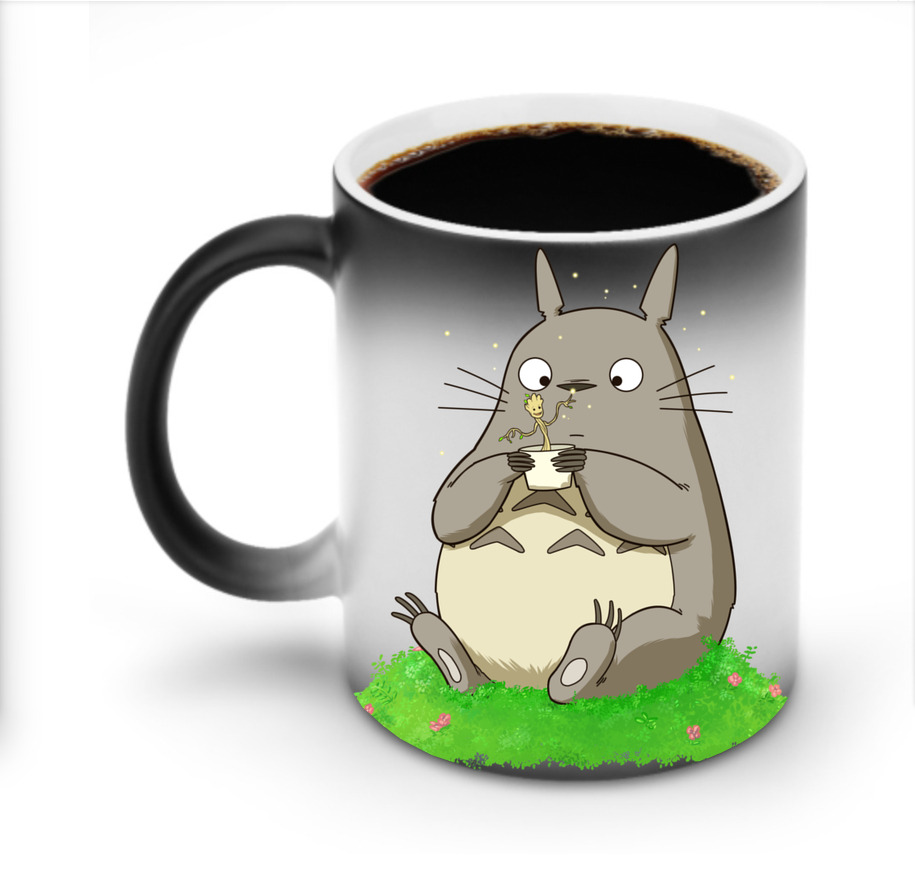 （画像用） となりのトトロ 草壁メイ 草壁サツキ My Neighbor Totoro Satsuki Kusakabe Mei Kusakabe 温度変色マグカップ