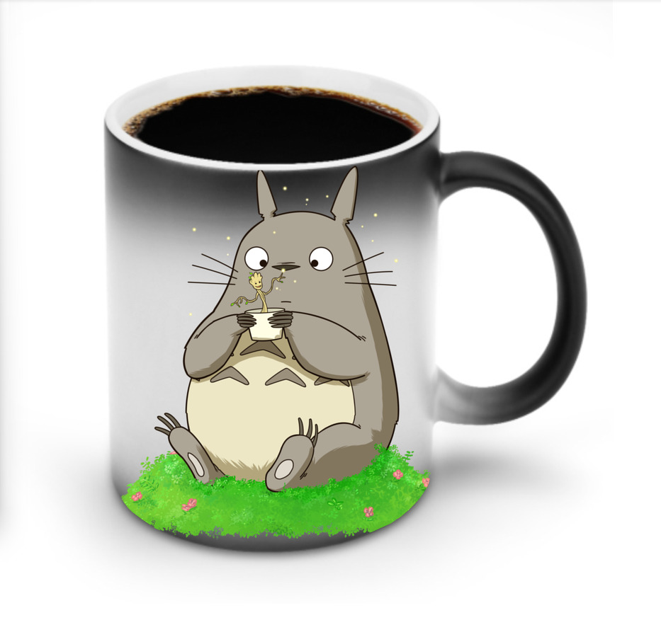 （画像用） となりのトトロ 草壁メイ 草壁サツキ My Neighbor Totoro Satsuki Kusakabe Mei Kusakabe 温度変色マグカップ