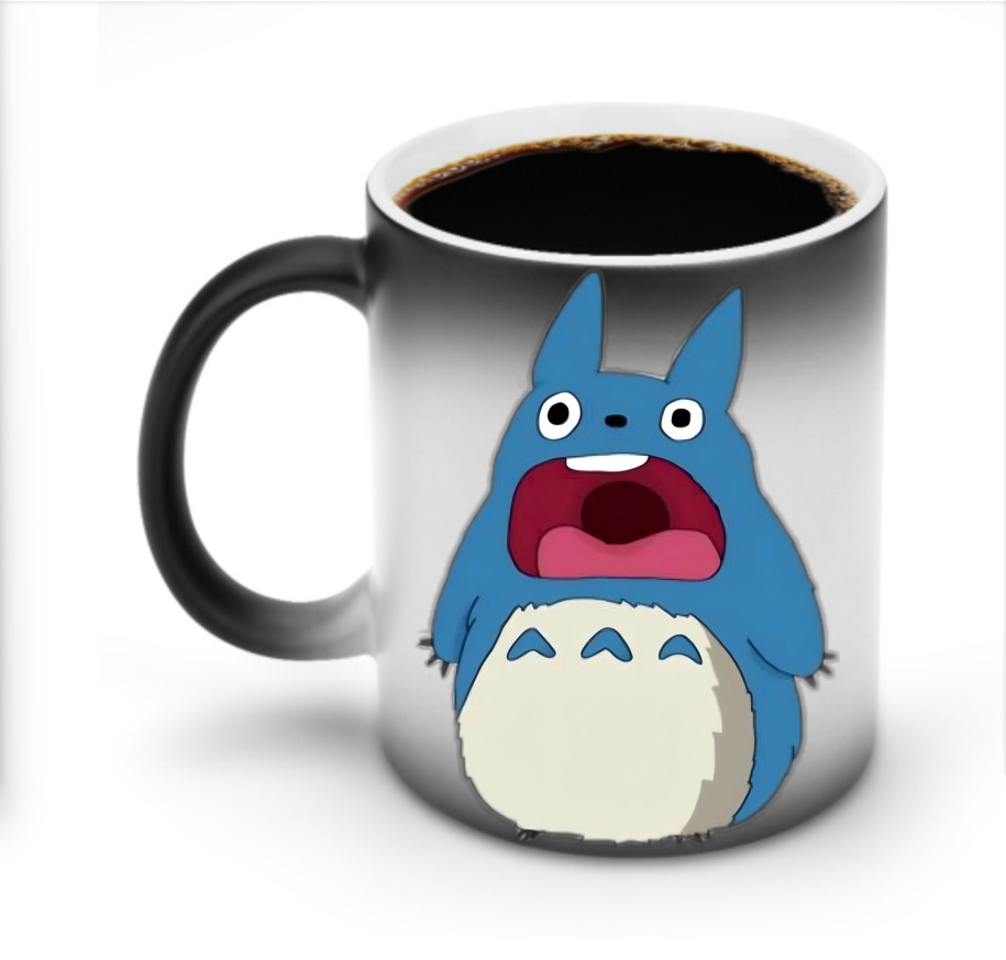 （画像用） となりのトトロ 草壁メイ 草壁サツキ My Neighbor Totoro Satsuki Kusakabe Mei Kusakabe 温度変色マグカップ