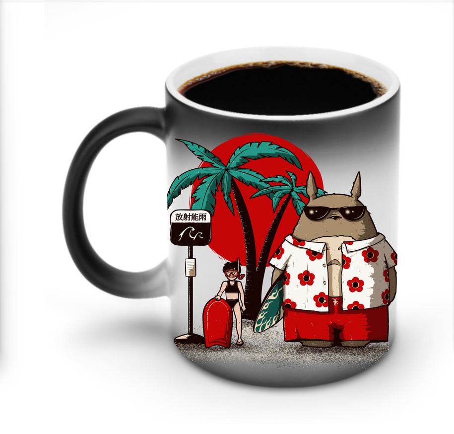 （画像用） となりのトトロ 草壁メイ 草壁サツキ My Neighbor Totoro Satsuki Kusakabe Mei Kusakabe 温度変色マグカップ