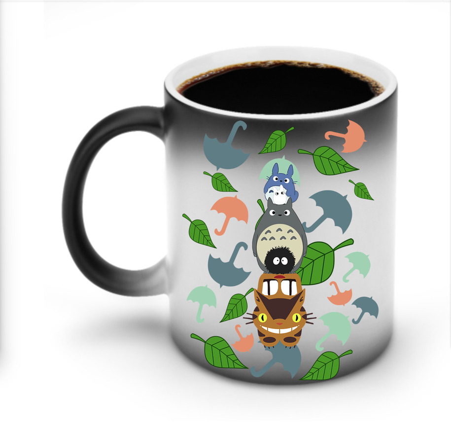 （画像用） となりのトトロ 草壁メイ 草壁サツキ My Neighbor Totoro Satsuki Kusakabe Mei Kusakabe 温度変色マグカップ