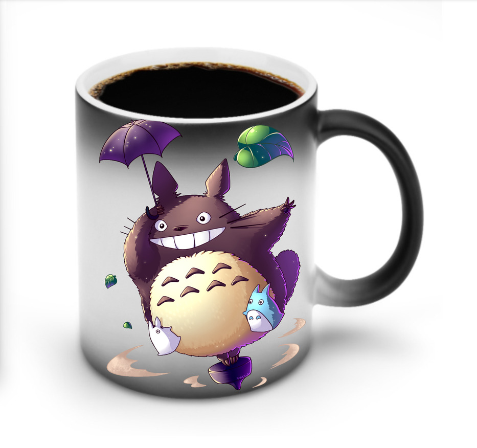 （画像用） となりのトトロ 草壁メイ 草壁サツキ My Neighbor Totoro Satsuki Kusakabe Mei Kusakabe 温度変色マグカップ
