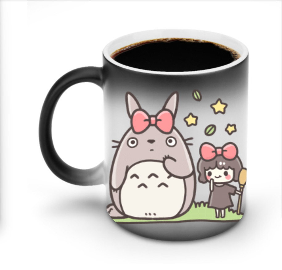 （画像用） となりのトトロ 草壁メイ 草壁サツキ My Neighbor Totoro Satsuki Kusakabe Mei Kusakabe 温度変色マグカップ