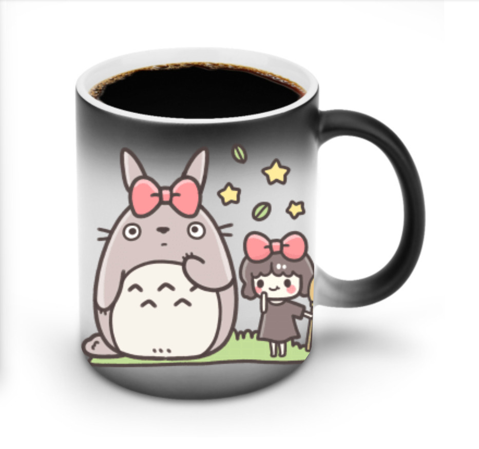（画像用） となりのトトロ 草壁メイ 草壁サツキ My Neighbor Totoro Satsuki Kusakabe Mei Kusakabe 温度変色マグカップ