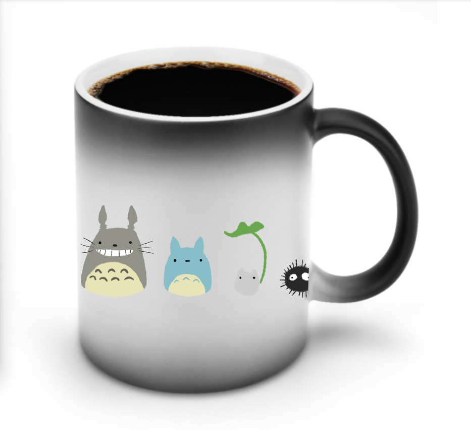 （画像用） となりのトトロ 草壁メイ 草壁サツキ My Neighbor Totoro Satsuki Kusakabe Mei Kusakabe 温度変色マグカップ