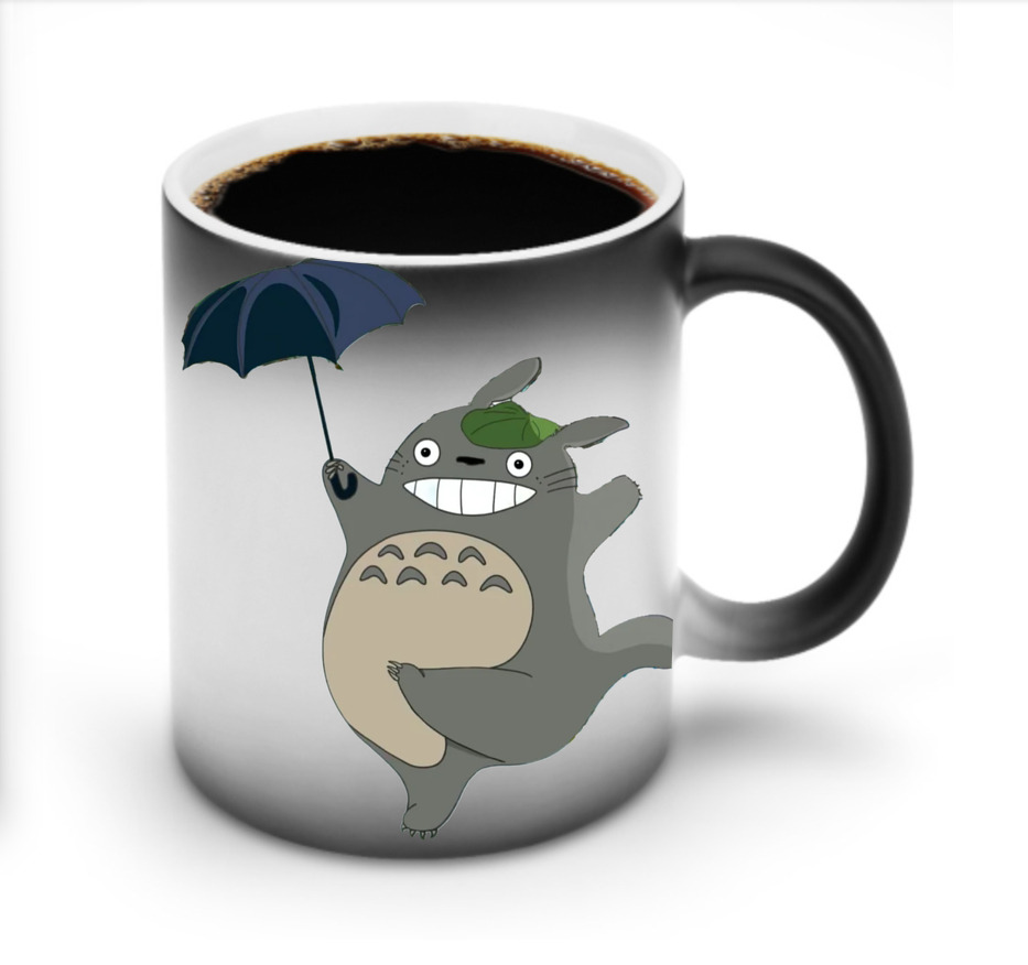 （画像用） となりのトトロ 草壁メイ 草壁サツキ My Neighbor Totoro Satsuki Kusakabe Mei Kusakabe 温度変色マグカップ