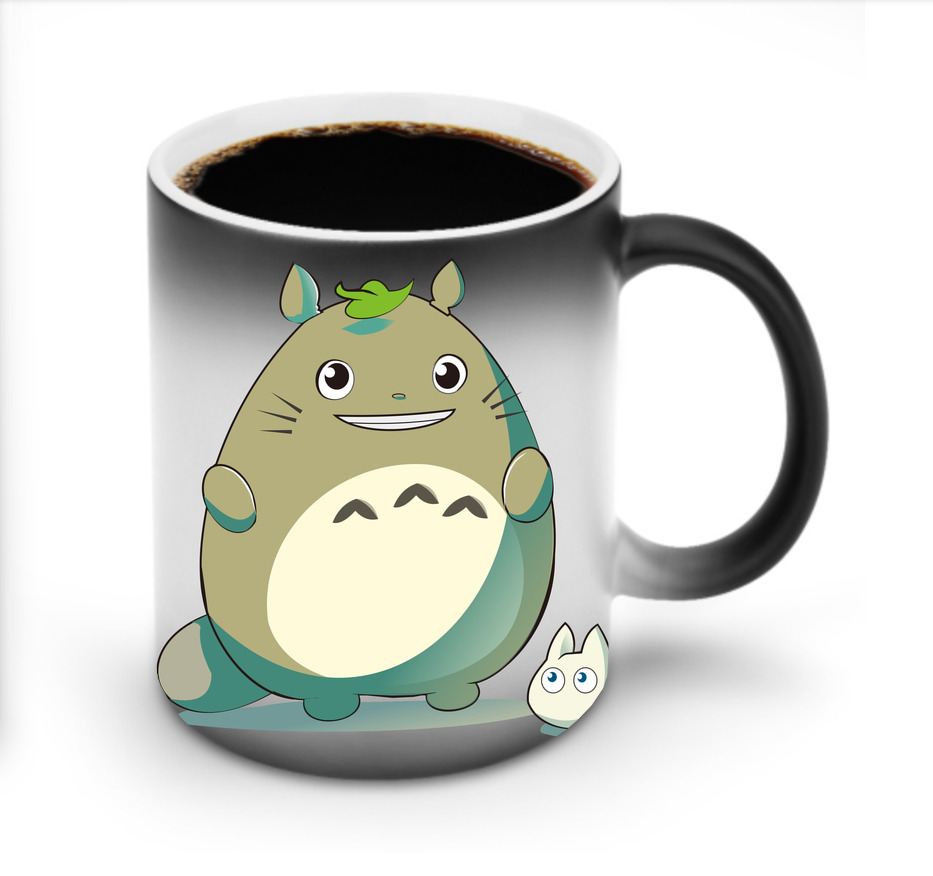 （画像用） となりのトトロ 草壁メイ 草壁サツキ My Neighbor Totoro Satsuki Kusakabe Mei Kusakabe 温度変色マグカップ