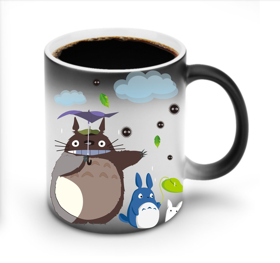 （画像用） となりのトトロ 草壁メイ 草壁サツキ My Neighbor Totoro Satsuki Kusakabe Mei Kusakabe 温度変色マグカップ