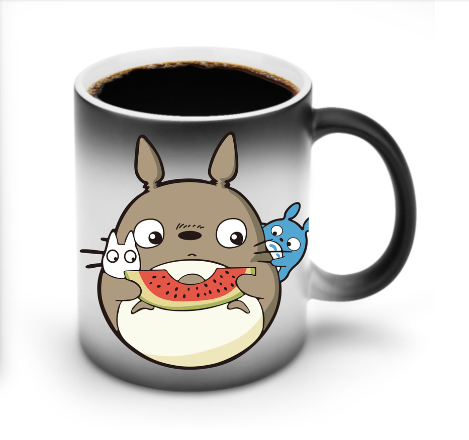 （画像用） となりのトトロ 草壁メイ 草壁サツキ My Neighbor Totoro Satsuki Kusakabe Mei Kusakabe 温度変色マグカップ