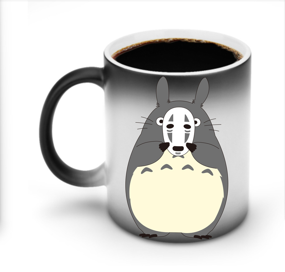 （画像用） となりのトトロ 草壁メイ 草壁サツキ My Neighbor Totoro Satsuki Kusakabe Mei Kusakabe 温度変色マグカップ