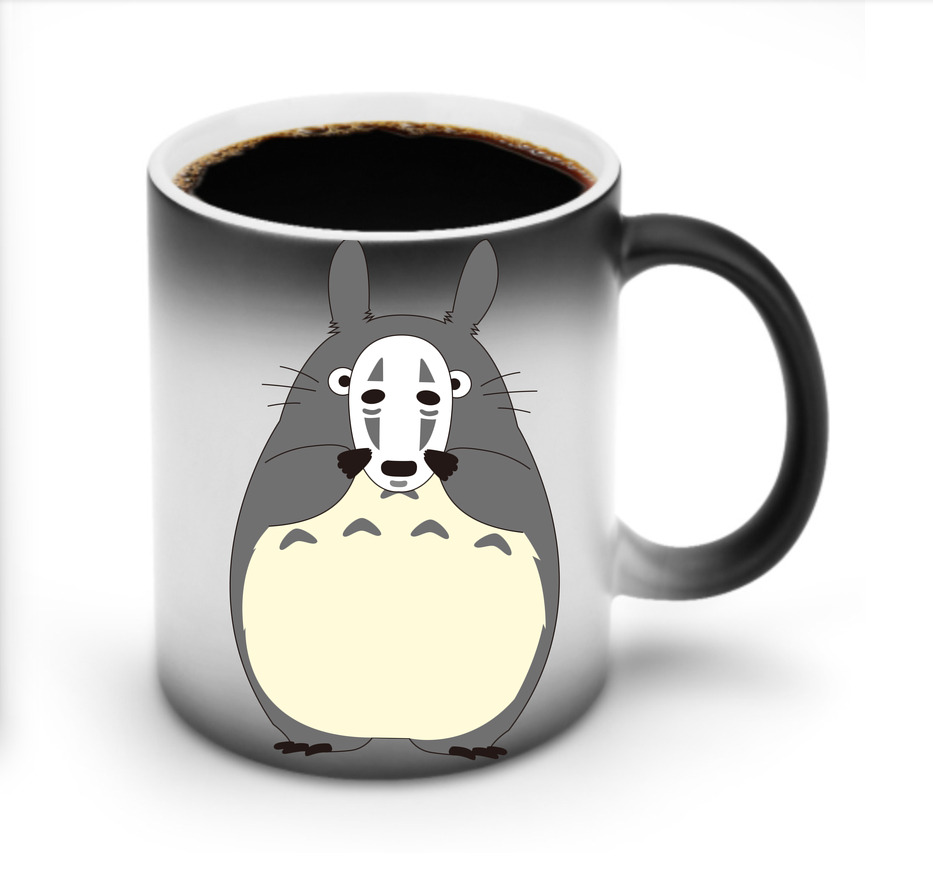 （画像用） となりのトトロ 草壁メイ 草壁サツキ My Neighbor Totoro Satsuki Kusakabe Mei Kusakabe 温度変色マグカップ