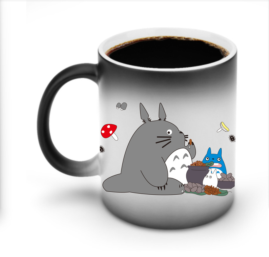 （画像用） となりのトトロ 草壁メイ 草壁サツキ My Neighbor Totoro Satsuki Kusakabe Mei Kusakabe 温度変色マグカップ